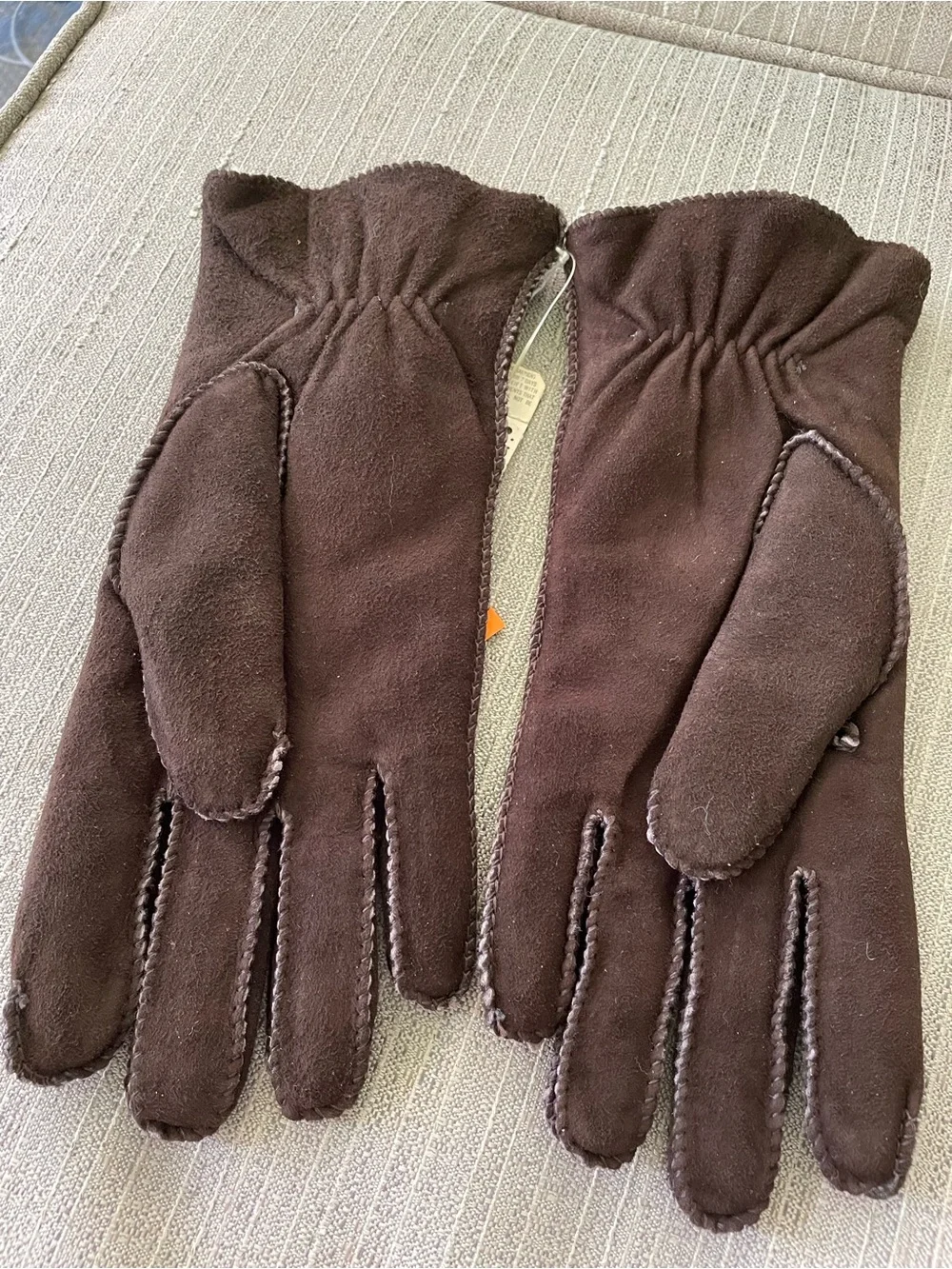 Vintage Country-Aire by Rubin Brown Suede Women's Gloves